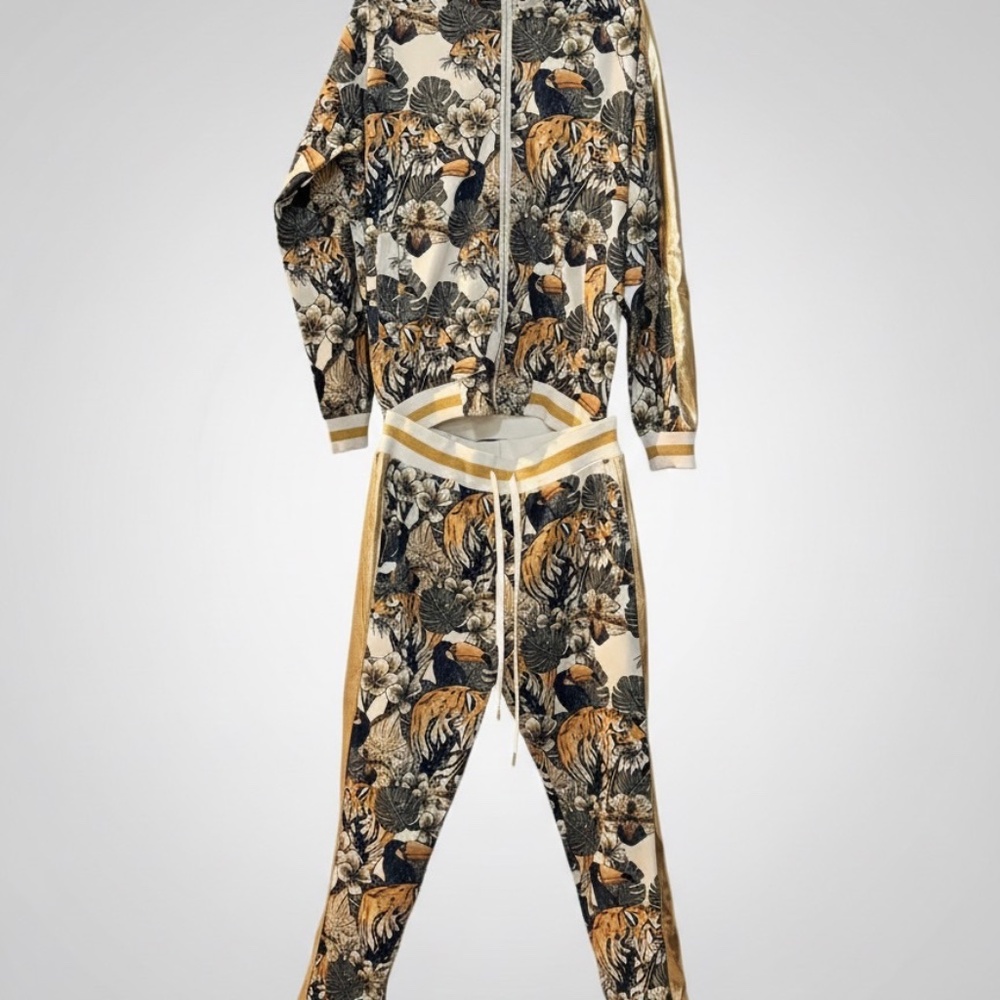Royal Floral tiger Track Suit